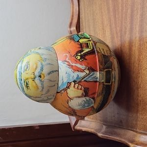 Vintage Bristol Ware Santa Tin